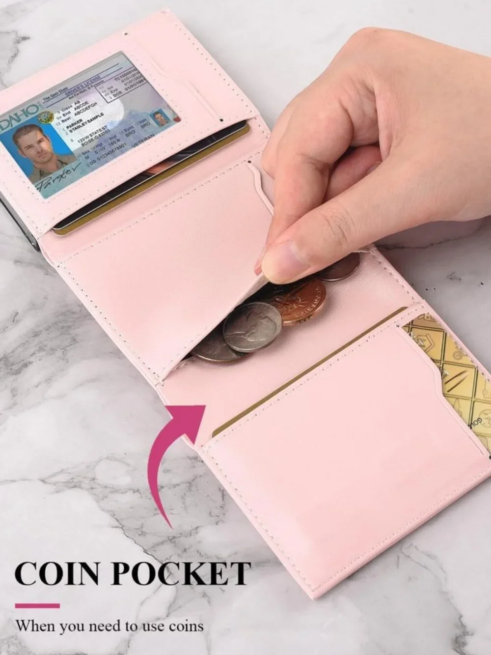 Trifold RFID Blocking Wallet for Men | Minimalist Smart Design, Holds 12 Cards